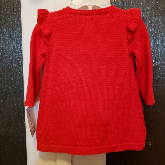 Baby girl red sweater Tunic - Picture 2 of 2